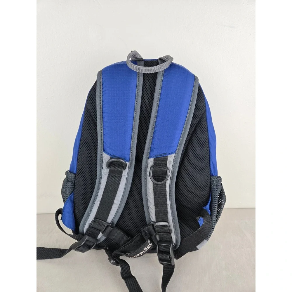 Onepolar Performance Blue Grey Ripstop Nylon Bungee‎ Hiking Daypack Backpack